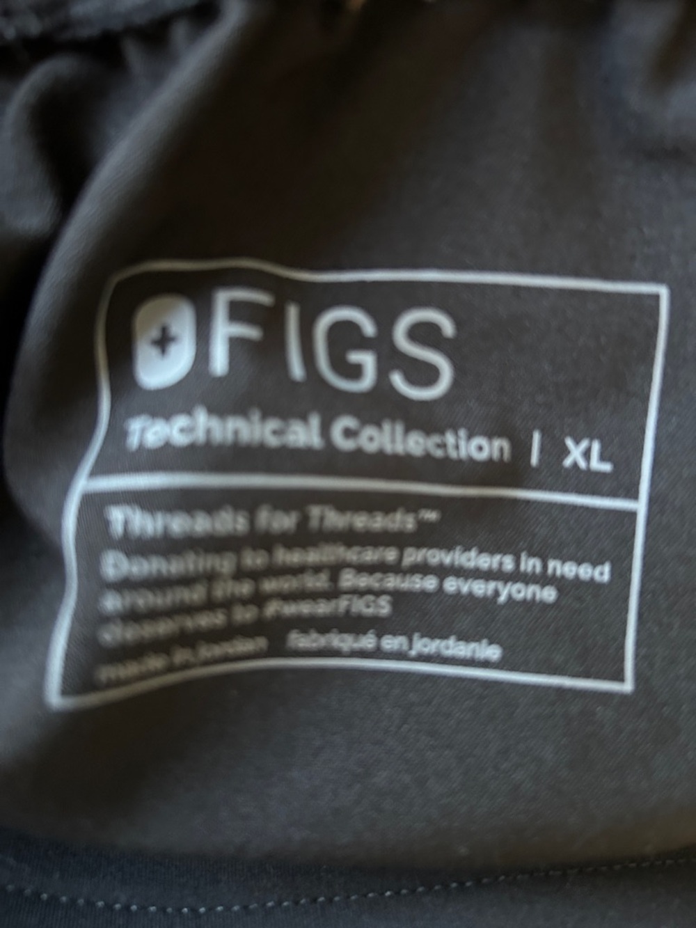 Women’s Black Figs Scrub Pants - Picture 8 of 8